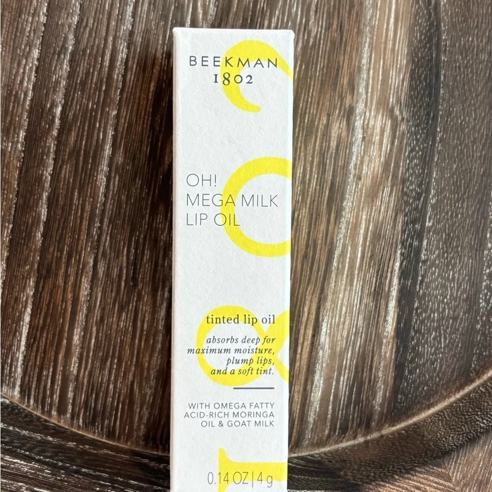 Beekman 1802 Oh! Mega Milk Tinted Lip Oil 0.14oz NWT